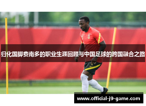 归化国脚费南多的职业生涯回顾与中国足球的跨国融合之路